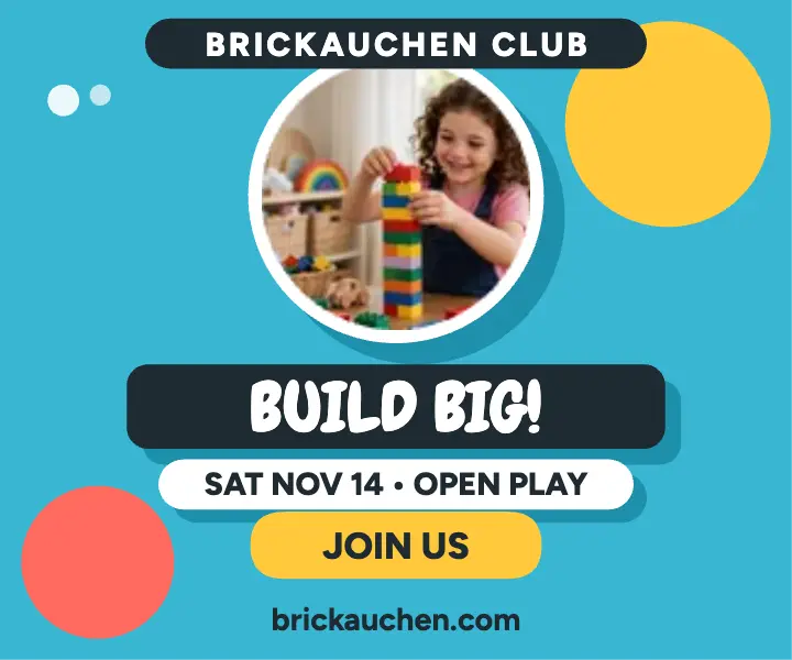 Brickauchen Club weekend brick club ad template