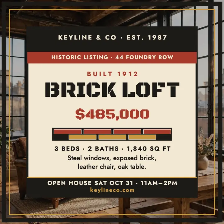 Brick loft historic listing post template
