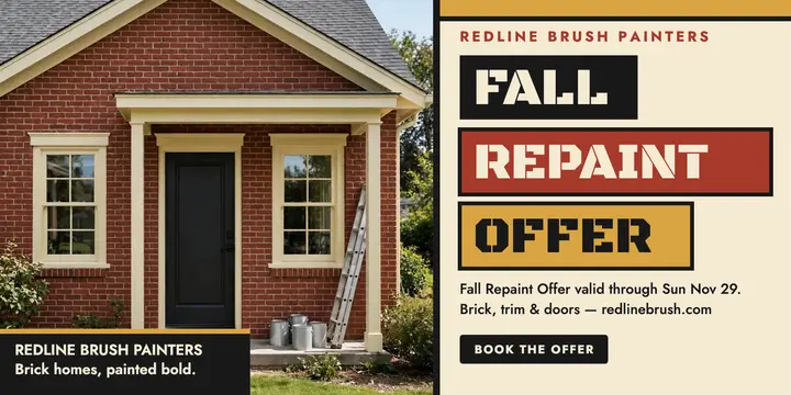 Redline Brush fall repaint offer post template