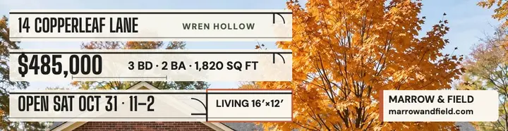 Brick ranch open house billboard template