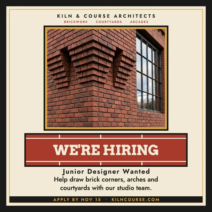 Kiln and Course junior designer hiring post template