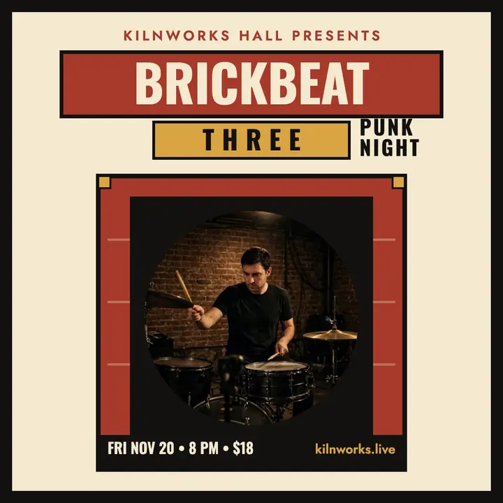 Brickbeat Three punk night post: punk night post template