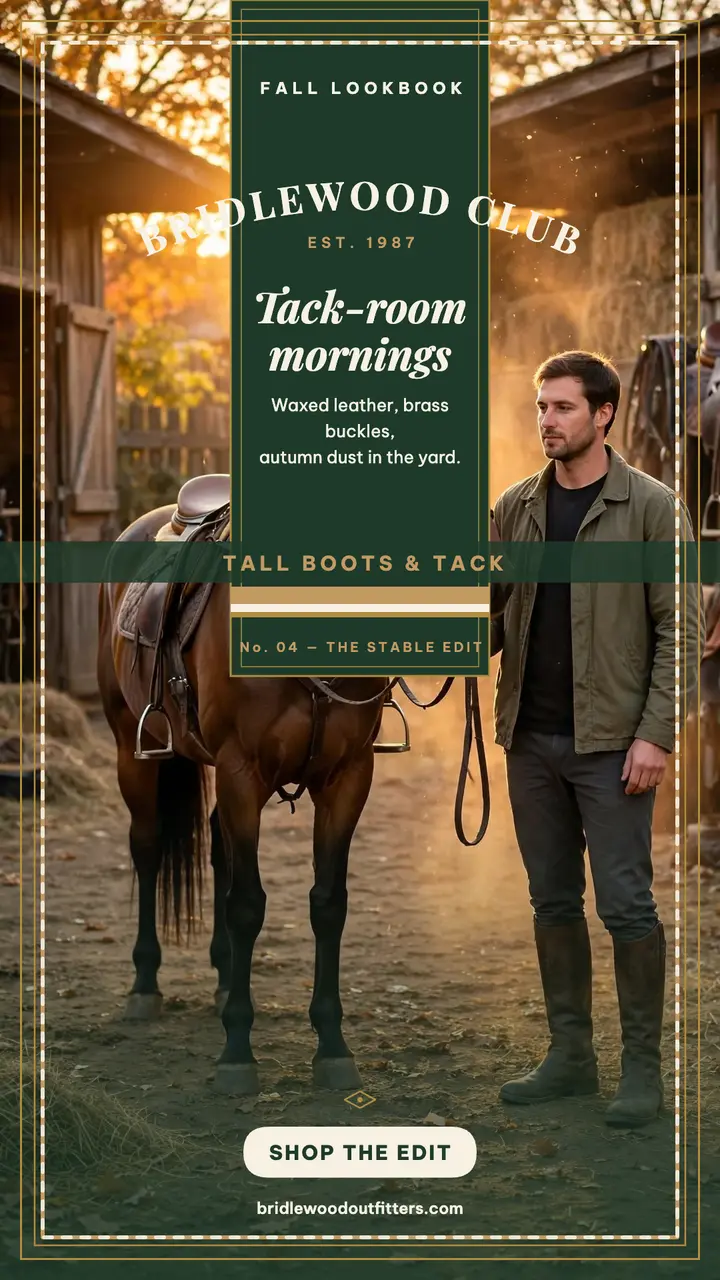Bridlewood tall boots fall story template
