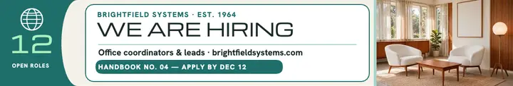 Brightfield Systems hiring cover template