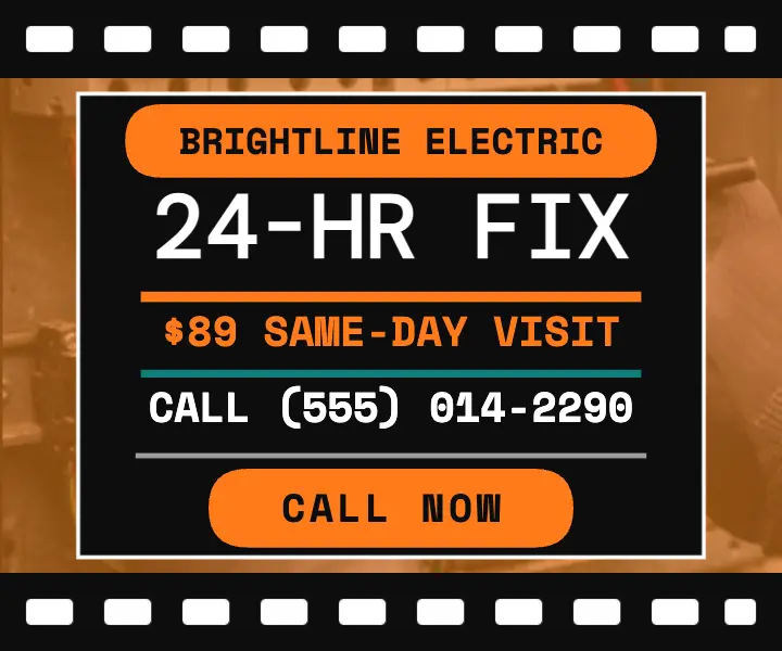 Brightline Electric same-day negative ad template