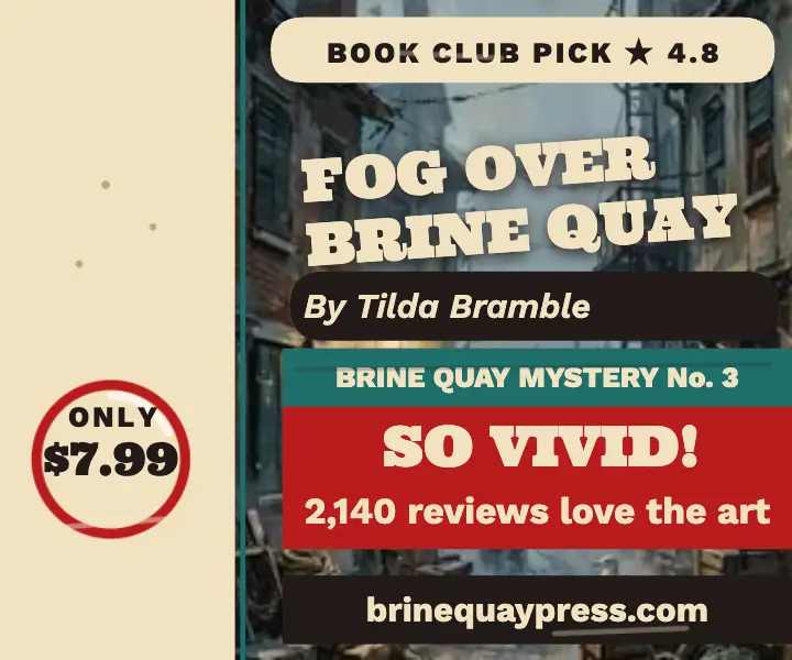Fog Over Brine Quay pulp review ad template