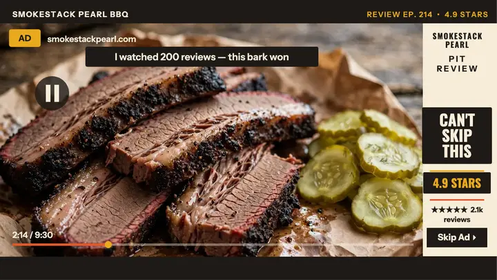 Smokestack Pearl brisket skip-ad review template