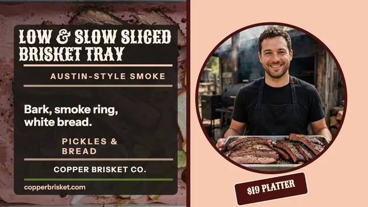 Copper Brisket sliced tray thumbnail template