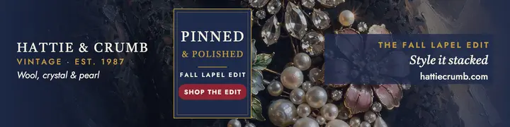 Hattie and Crumb brooch lapel banner template
