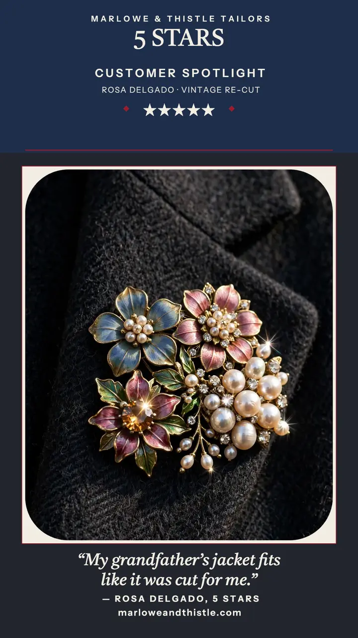 Marlowe and Thistle tailor spotlight story template