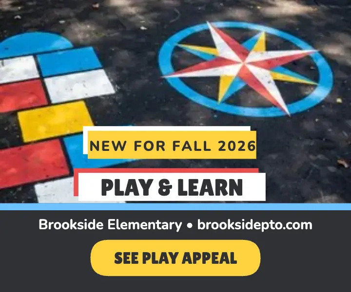Brookside hopscotch playground ad template