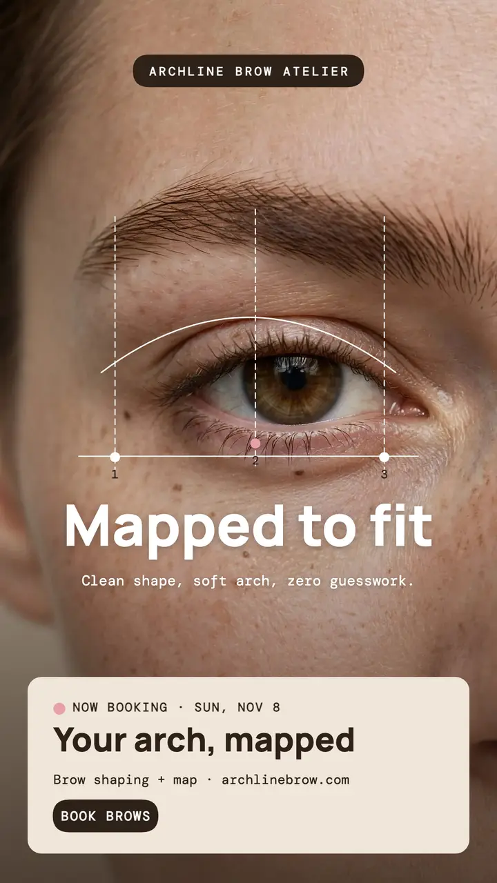 Archline brow mapping guide story template