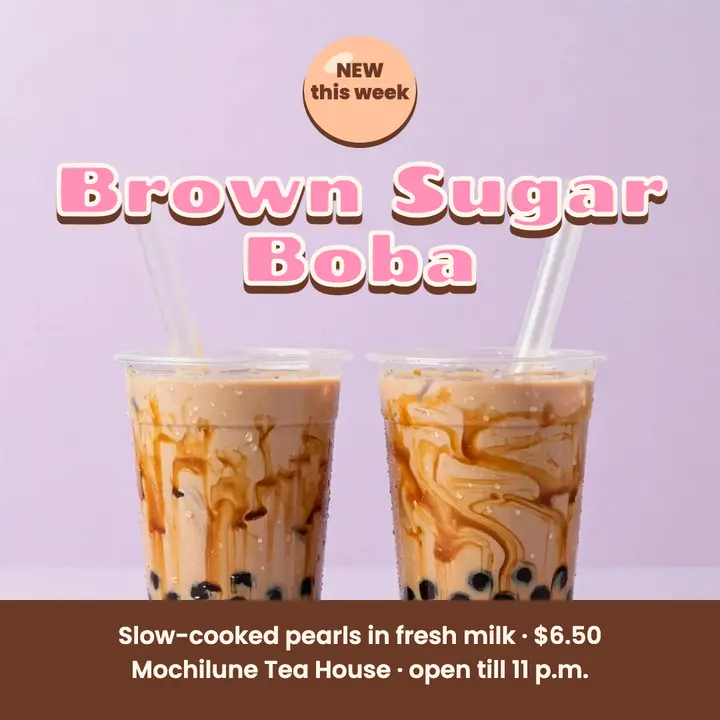Mochilune brown sugar boba post template