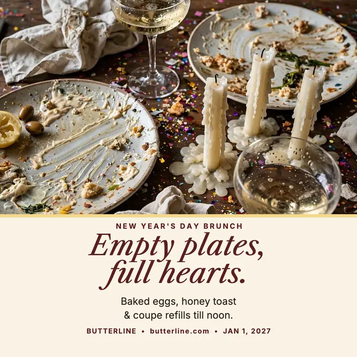 Butterline brunch aftermath recap post template