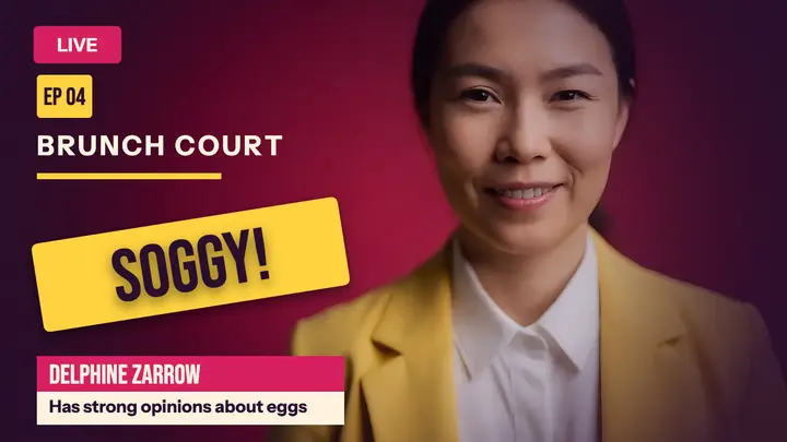 Brunch Court verdict confessional thumbnail template