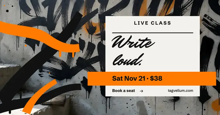 Tagvellum live brush-lettering class post template