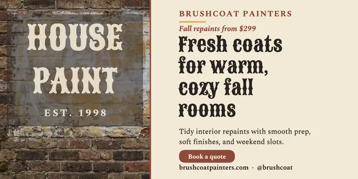 Brushcoat interior repaints ghost sign post template