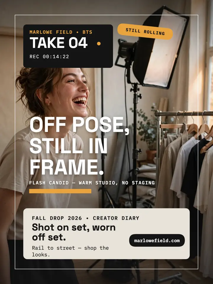 Marlowe Field BTS shoot portrait template