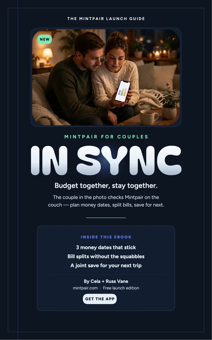 Mintpair couples budgeting launch ebook template