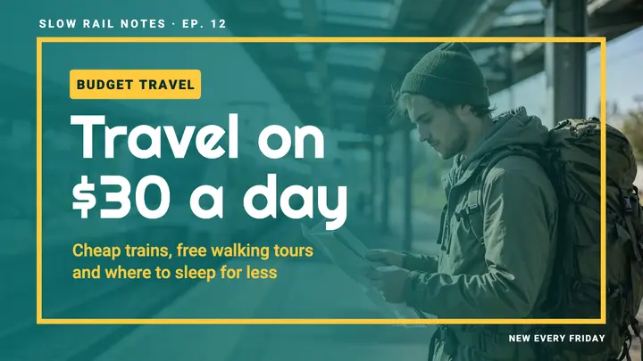Budget backpacker tips thumbnail template