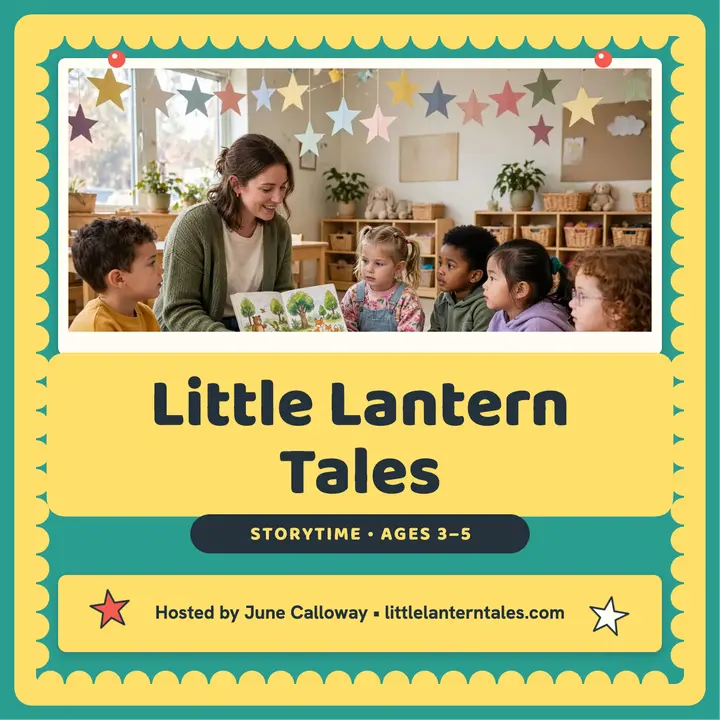Little Lantern Tales storytime cover template
