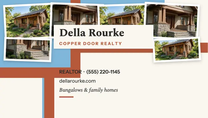 Copper Door bungalow joiner card template
