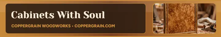 Coppergrain cabinets with soul cover template