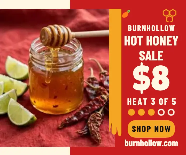 Burnhollow Hot Honey sale rectangle ad template