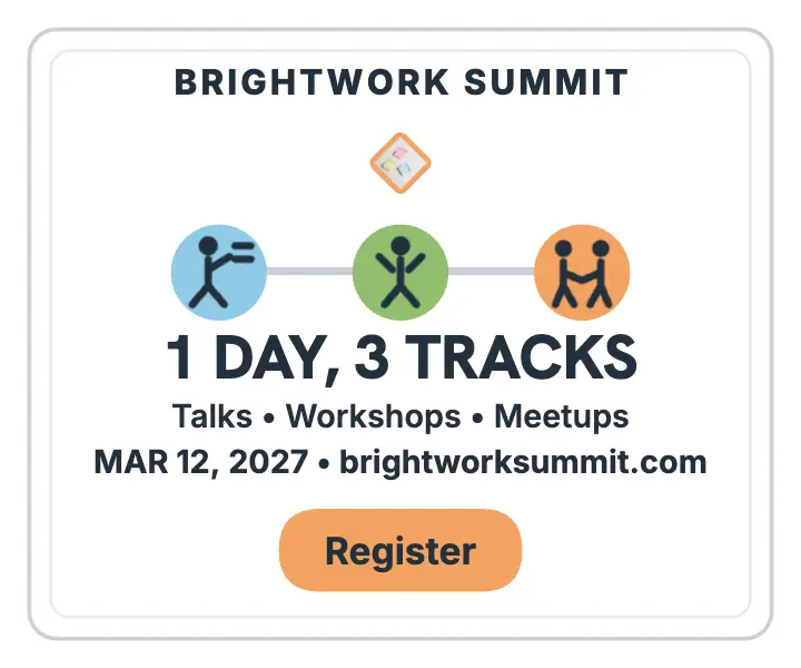 Brightwork Summit schedule ad template