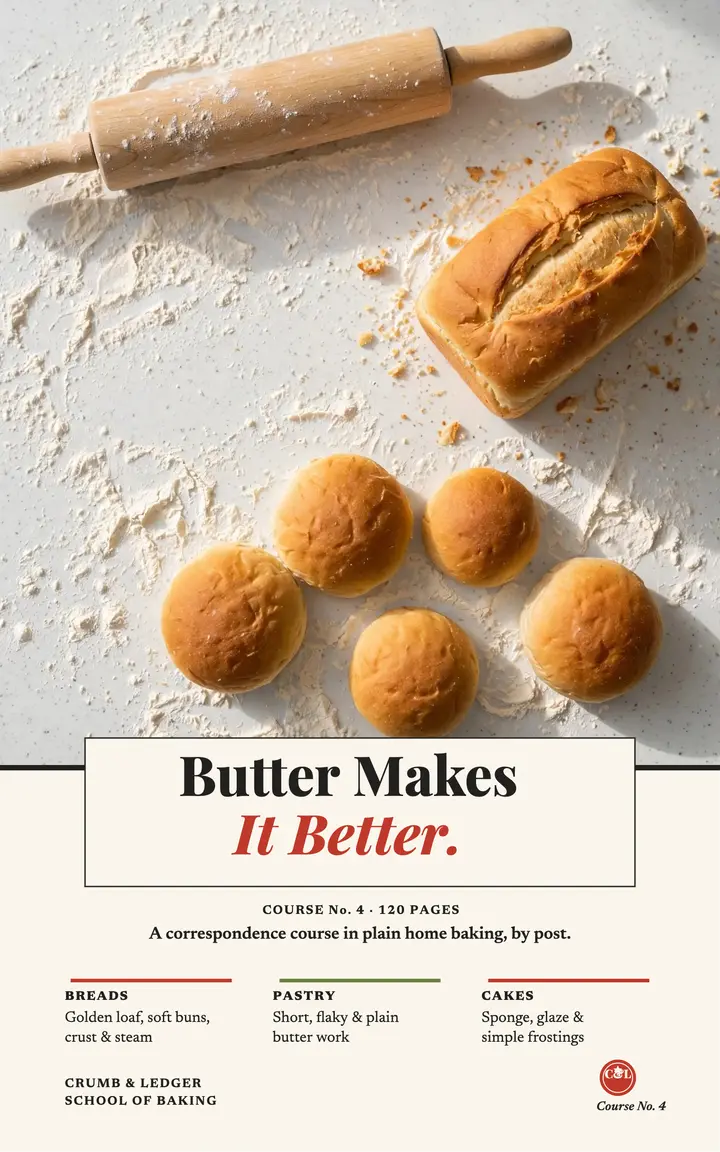 Butter Crust baking course ebook template