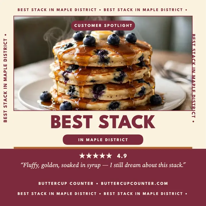 Buttercup Counter brunch review post: brunch review post template