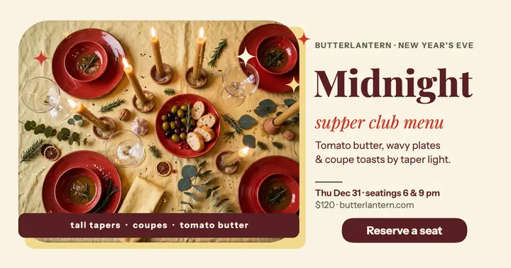 Butterlantern midnight supper reveal template