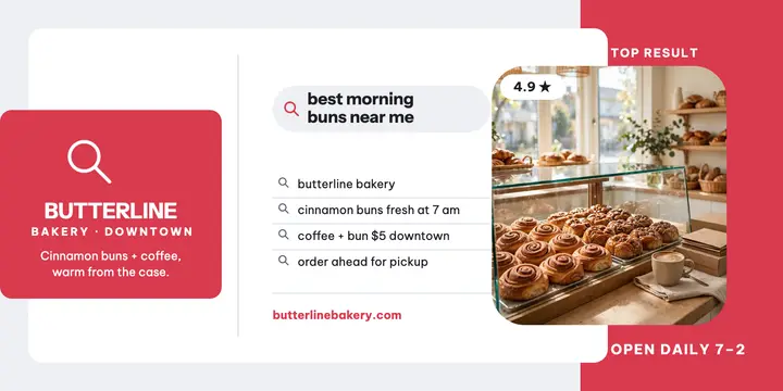 Butterline Bakery search results post template