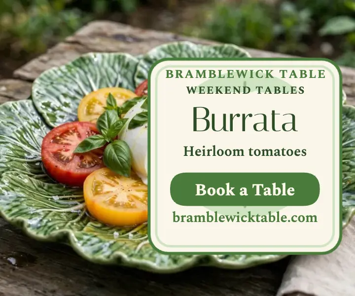 Bramblewick Table burrata garden ad template