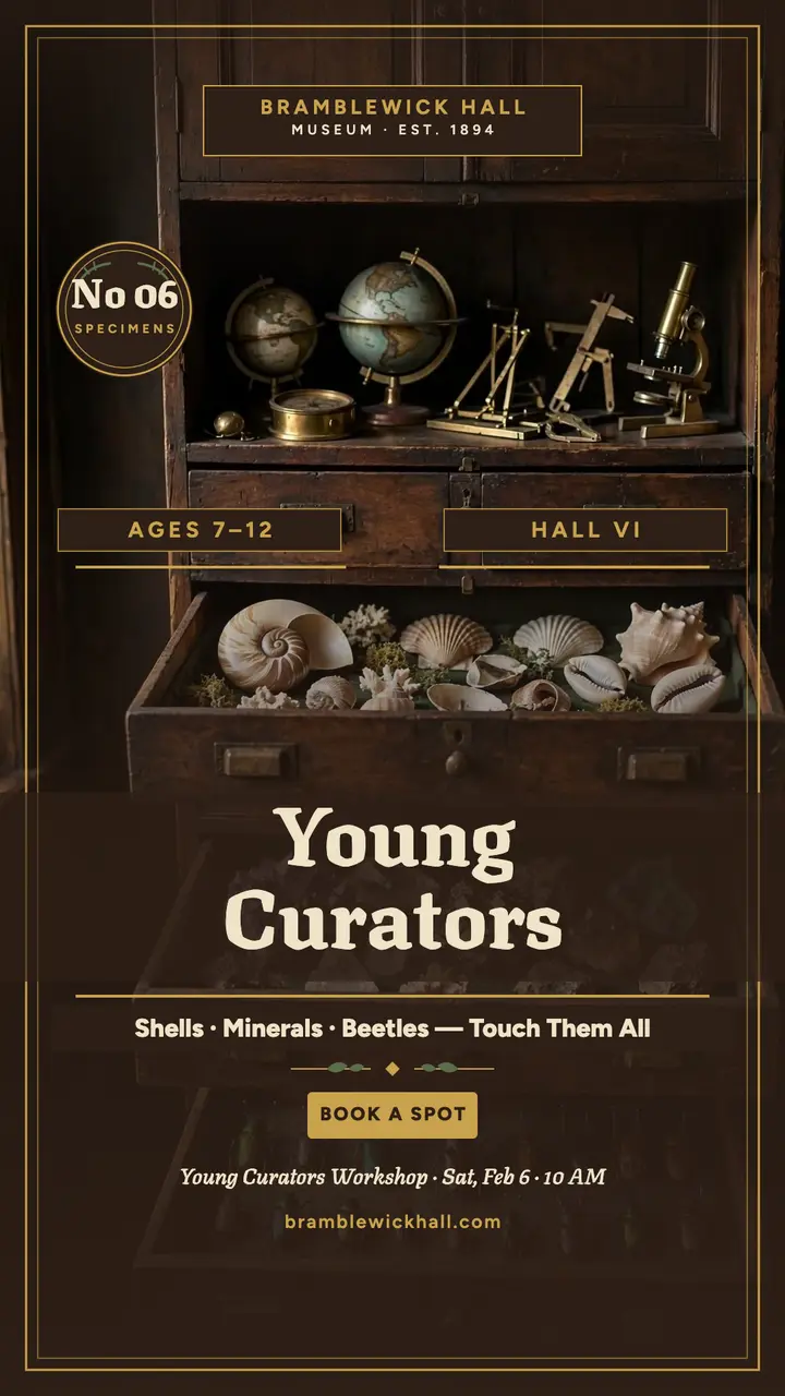 Bramblewick Hall young curators story template