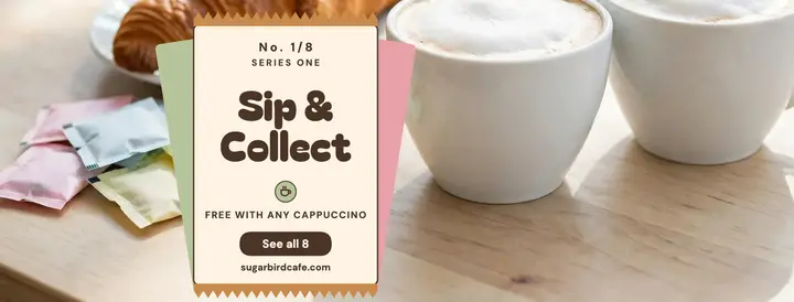 Sugarbird Cafe sugar series cover template
