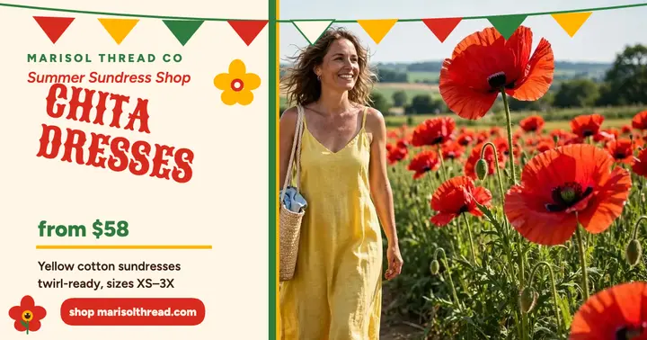 Marisol sundress shop chita post template