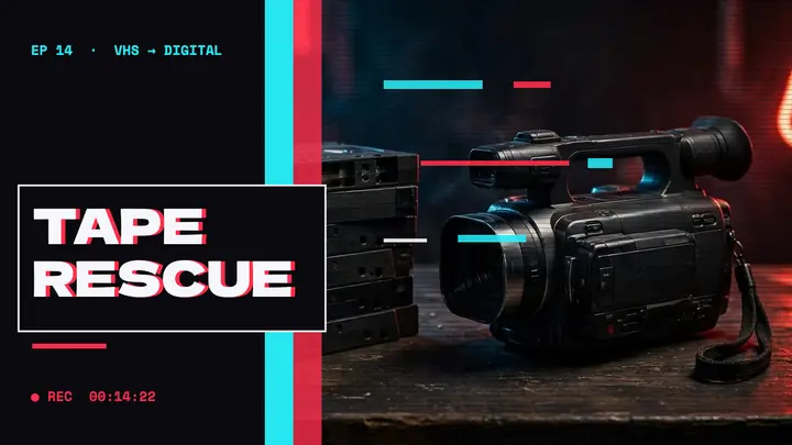 Tapewright old tape rescue thumbnail template