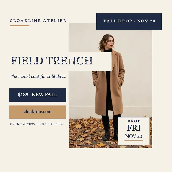Cloakline Field Trench shadow post template
