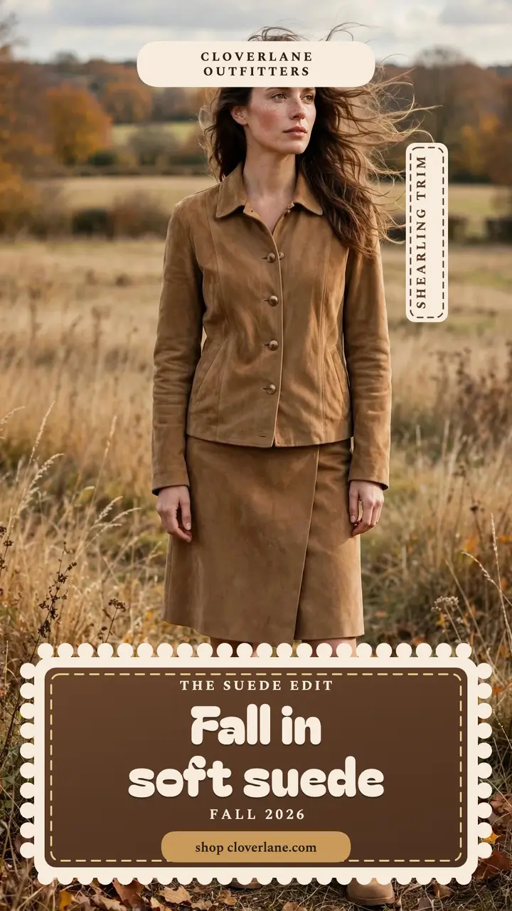 Cloverlane fall suede story: fall suede collection story template