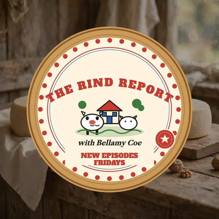 The Rind Report cheese podcast cover template