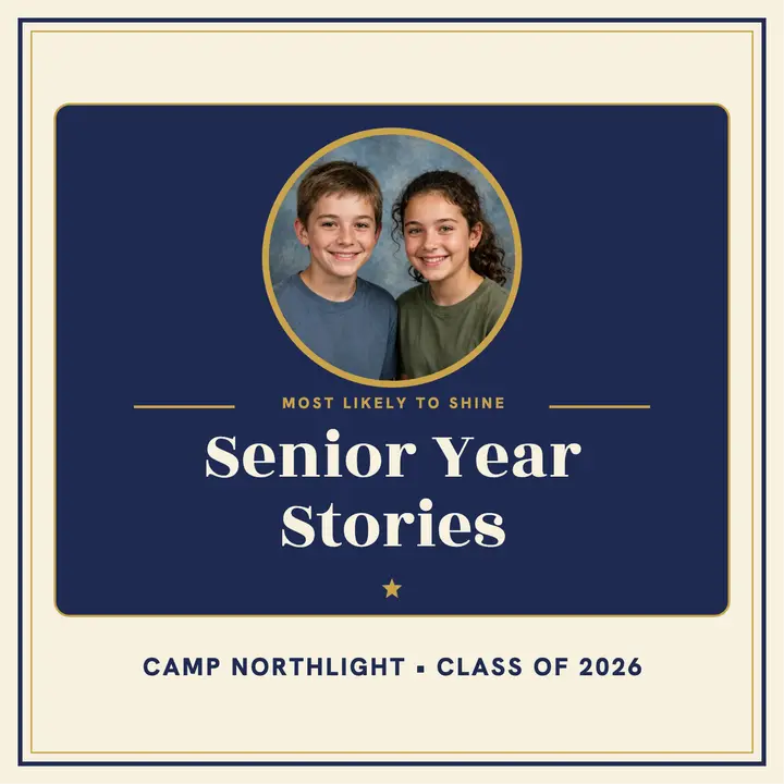 Senior Year Stories camp superlative cover template