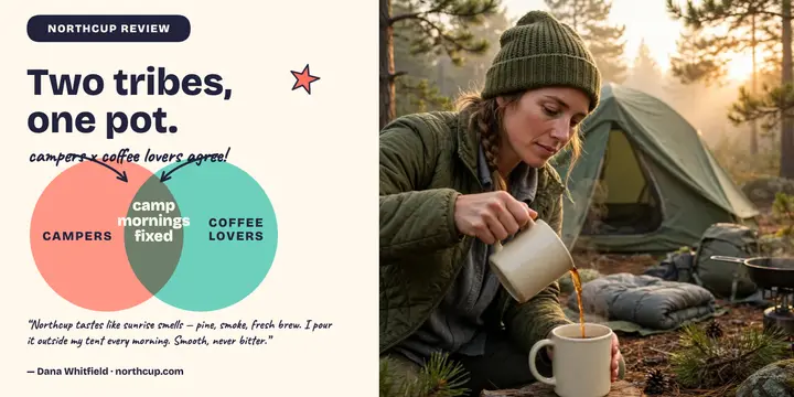 Northcup camper coffee Venn review template