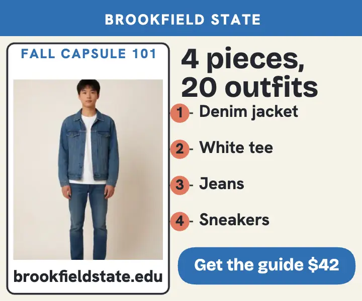 Brookfield State fall capsule guide ad template