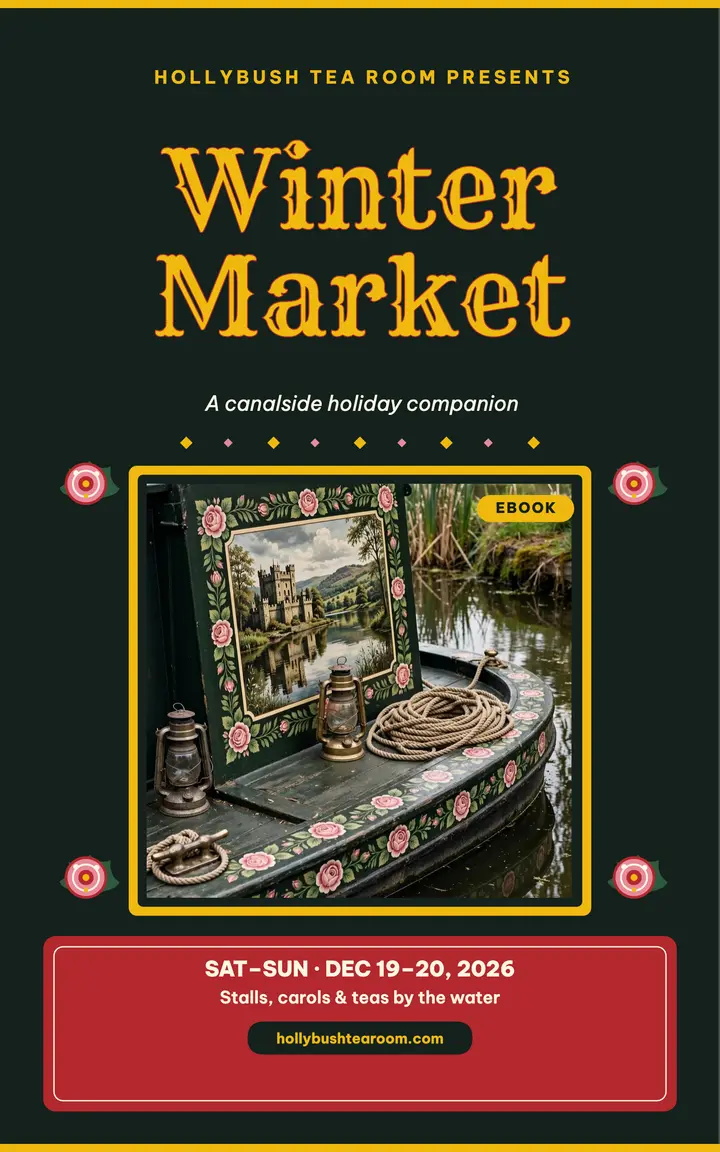 Hollybush winter market canalside eBook template