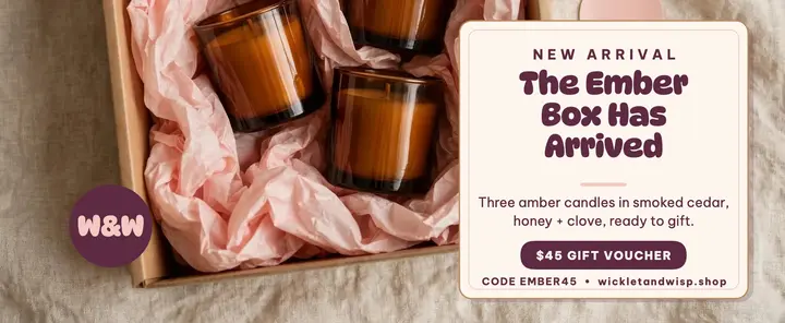 Wicklet and Wisp ember box voucher template
