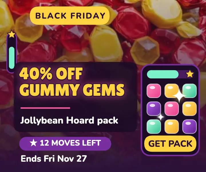 Jollybean Hoard candy coin pack sale ad template