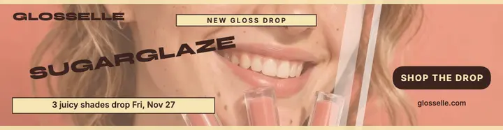 Glosselle Sugarglaze gloss launch billboard: lip gloss launch billboard template