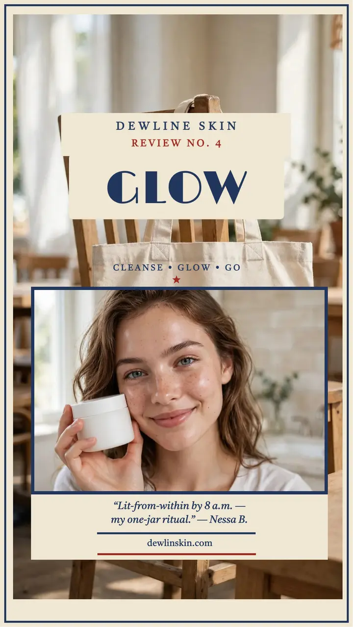 Dewline glow review story, canvas tote template