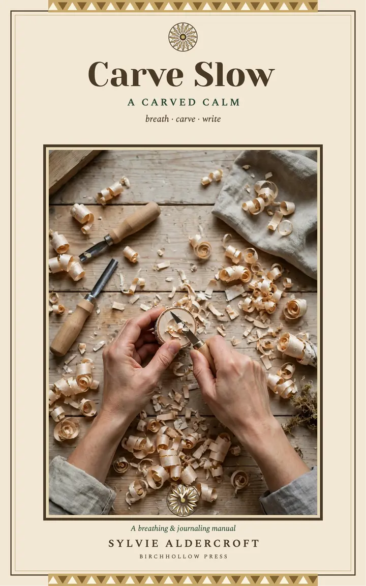 Carve Slow carved calm ebook cover template